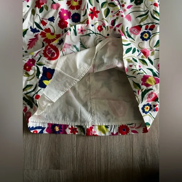 Boden Women’s Multicolor Floral A-Line Skirt - Size 6 - Picture 4 of 8